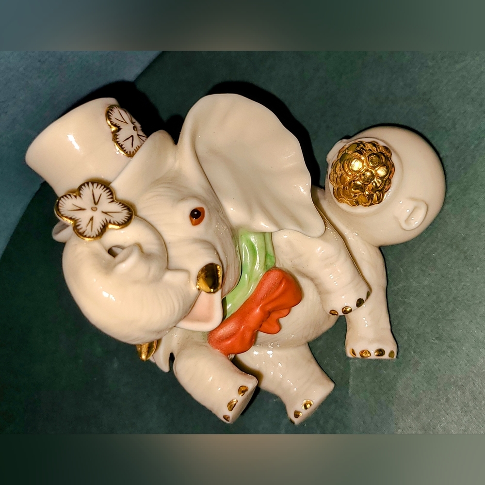 Lenox "lucky the elephant "